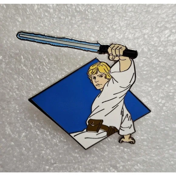 Disney Pin 164370 Luke Skywalker Lightsaber - Star Wars - Picture 1 of 3